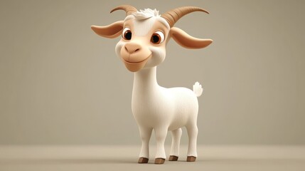 Cute cartoon goat (10)
