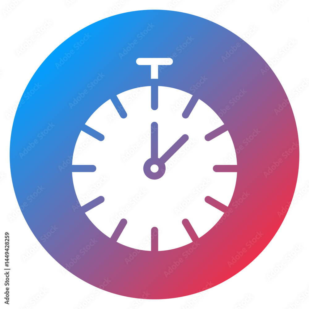 Poster countdown timer vector icon