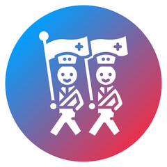 New Year Parade Vector Icon