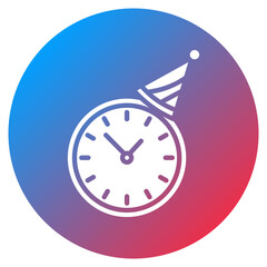 New Years Eve Countdown Vector Icon