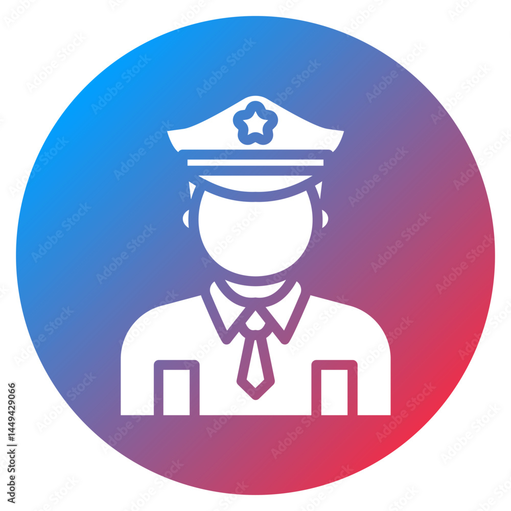 Poster library security vector icon