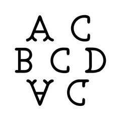 Watercolor vintage black letter a to z , alphabet for crest design, initials, monogram print. Vector font of grunge letters. Hand drawn ink alphabet. Grunge scratch type font.