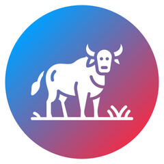 Buffalo Vector Icon