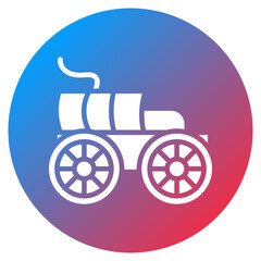 Chuckwagon Vector Icon