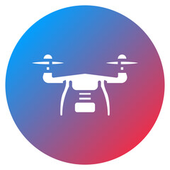 Drone Strike Vector Icon