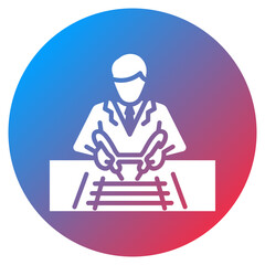 Crime Scene Reconstruction Vector Icon