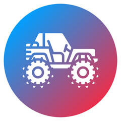 All Terrain Vehicle Vector Icon