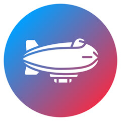Blimp Vector Icon