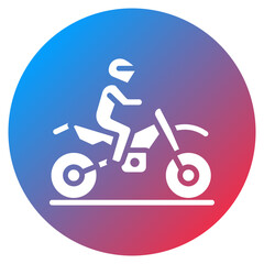 Dirt Bike Vector Icon