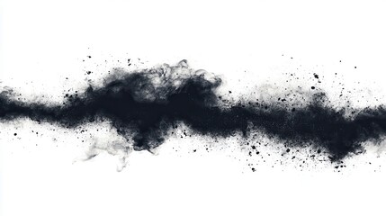 Obraz premium Dark abstract paint splatter
