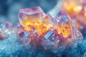 DSLR Capture of Colorful Crystal Formation in Stunning Detail