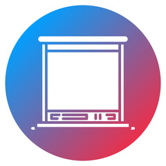 Smart Window Vector Icon