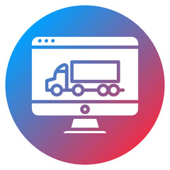 Logistics Software Vector Icon