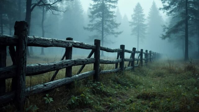 Dreamlike Foggy Woodland &ndash; Magical Morning Forest Journey