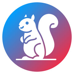 Squirrel Vector Icon