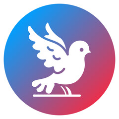 Mourning Dove Vector Icon