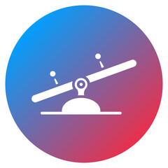 Seesaw Vector Icon