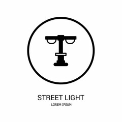 Logo vector design for business. Street light logos.