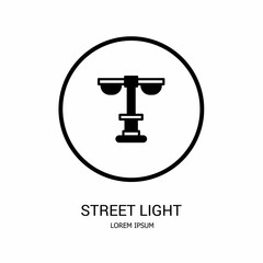Logo vector design for business. Street light logos.