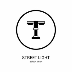 Logo vector design for business. Street light logos.