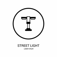 Logo vector design for business. Street light logos.
