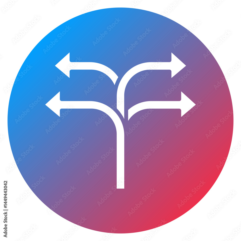 Poster ab testing vector icon