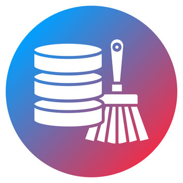 Data Cleansing Vector Icon