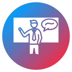 Classroom Discussion Vector Icon