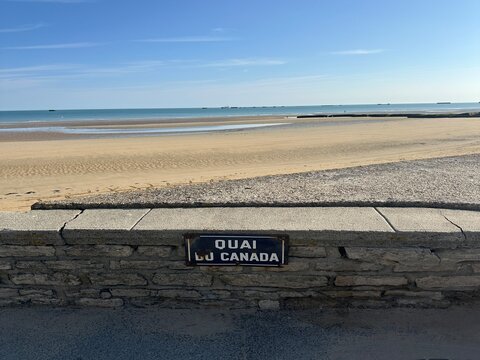 normandy invasion beach, WW2 remembrance, Gold Beach 