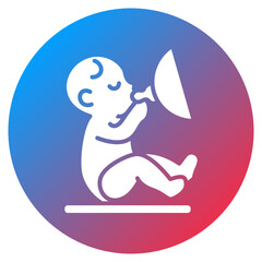 Lactation Vector Icon