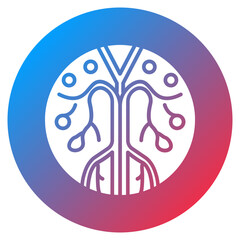 Lymphatic System Vector Icon