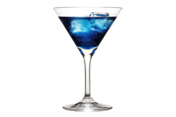 Electric Blue Martini Icy cool sophisticated