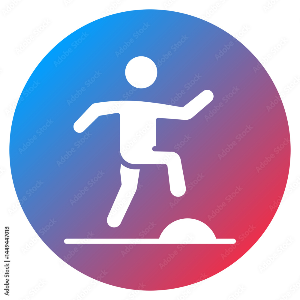Poster proactive approach vector icon