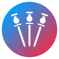 Pin Cluster Vector Icon