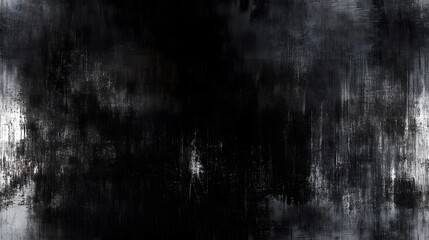 A textured, abstract design in shades of black and white.