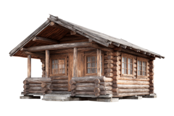 Nature's rustic log cabin design