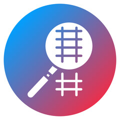 Track Inspection Vector Icon
