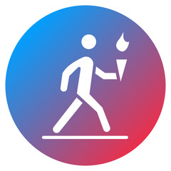 Torchbearer Vector Icon