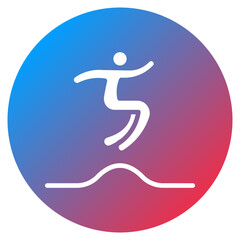 Triple Jump Vector Icon