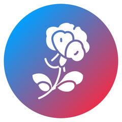 Pea Flower Vector Icon