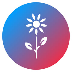 Sunflower Vector Icon