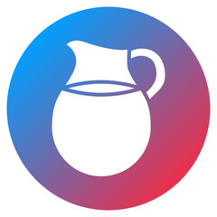 Lemonade Jug Vector Icon