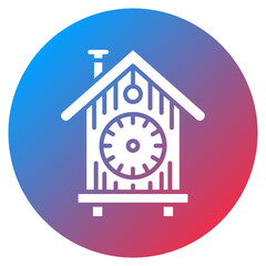 Cuckoo Clock Vector Icon