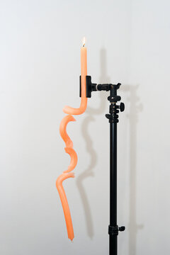 Candle with tripod
