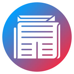 Print Media Vector Icon