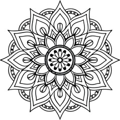 Abstract floral vector illustration showcases a seamless pattern design with nature-inspired flower and leaf elements