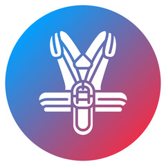 Obraz premium Climbing Harness Loops Vector Icon