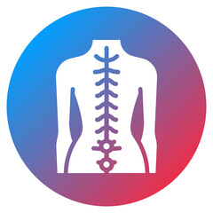 Spinal Stiffness Vector Icon