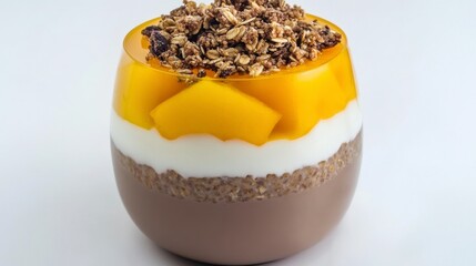 Layered Mango Granola Parfait - A Healthy and Delicious Breakfast