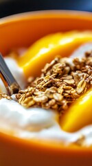 Peach Yogurt Parfait with Granola: A Healthy and Delicious Breakfast
